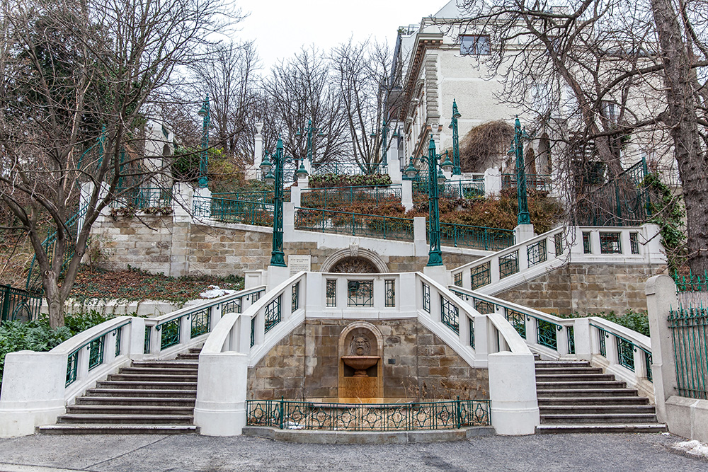 Image of Strudelhofstiege in Vienna, Austria